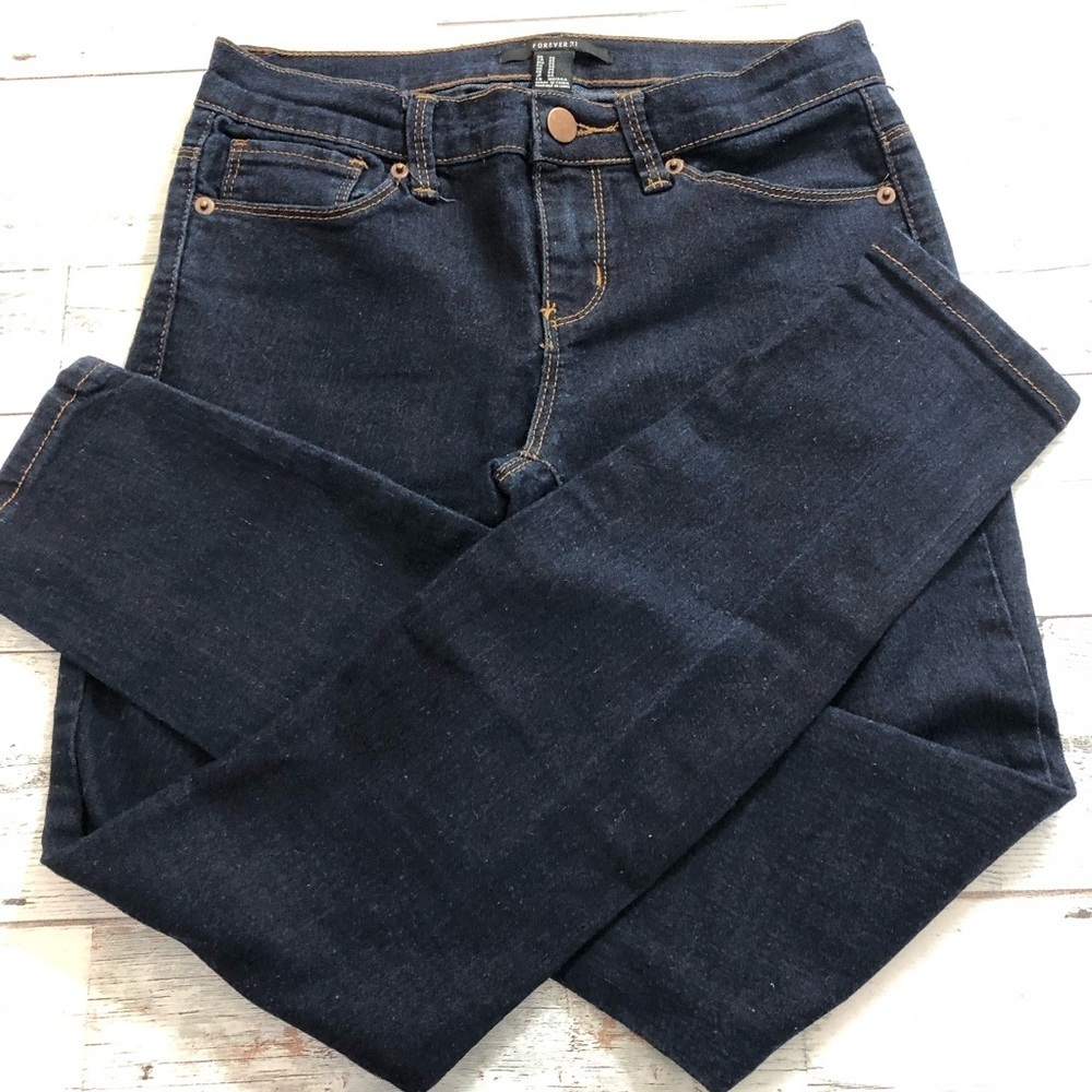 Forever 21 Dark Indigo Women's Jeggings